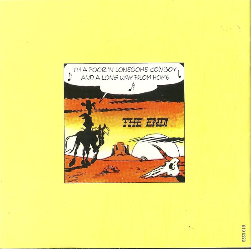 Lucky Luke box art for CD-i